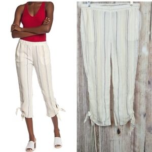 Michael Stars Ankle Tie Stripe Jogger Pocket Pants